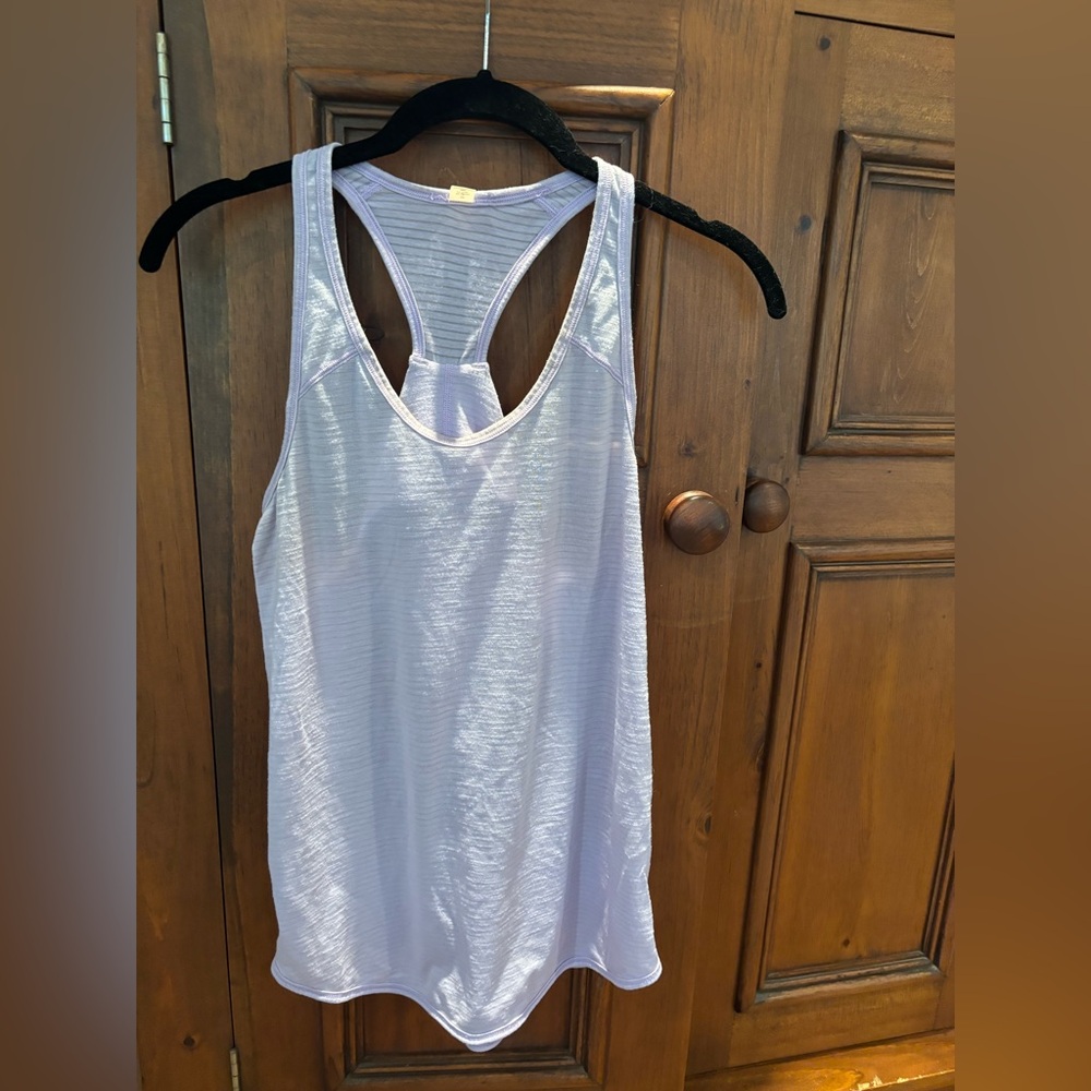 lululemon athletica Light Purple Tank Top